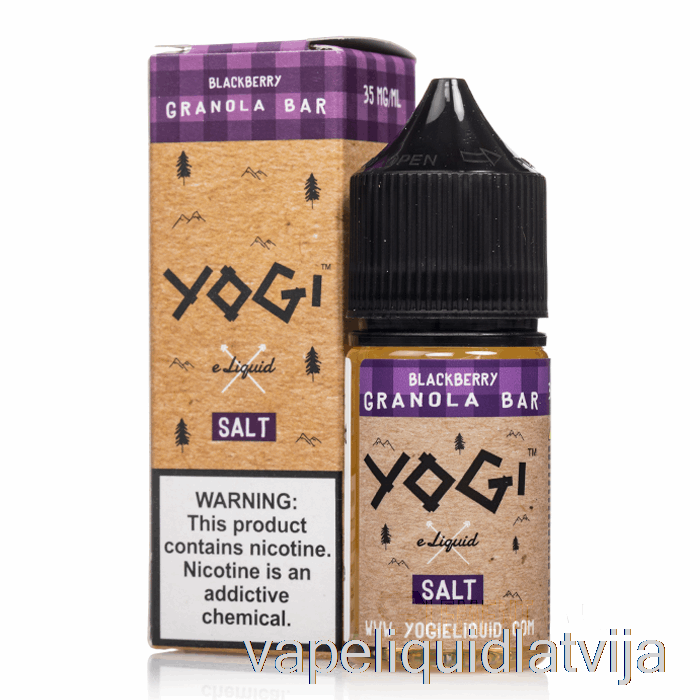 Kazenes Granola Batoniņš - Yogi Salts E-šķidrums - 30ml 35mg Vape šķidrums